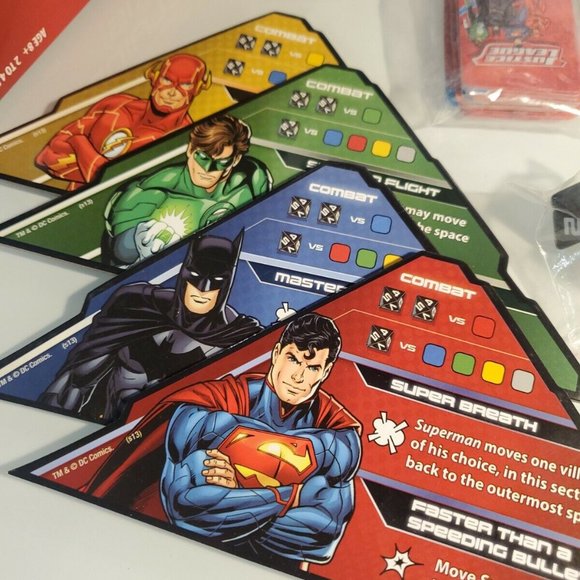 TARGET Justice League Axis of Villains Strategy Board Game Heroes VS Villains - Picture 4 of 6